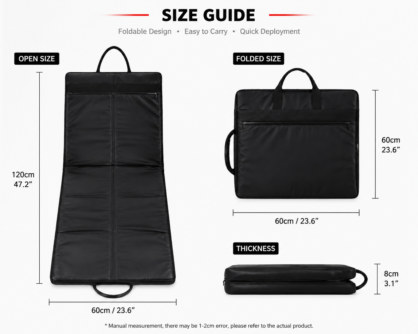 NIJ IIIA Portable Ballistic Shield – UHMWPE Soft Armor Protection Panel for Security & Bodyguard Use