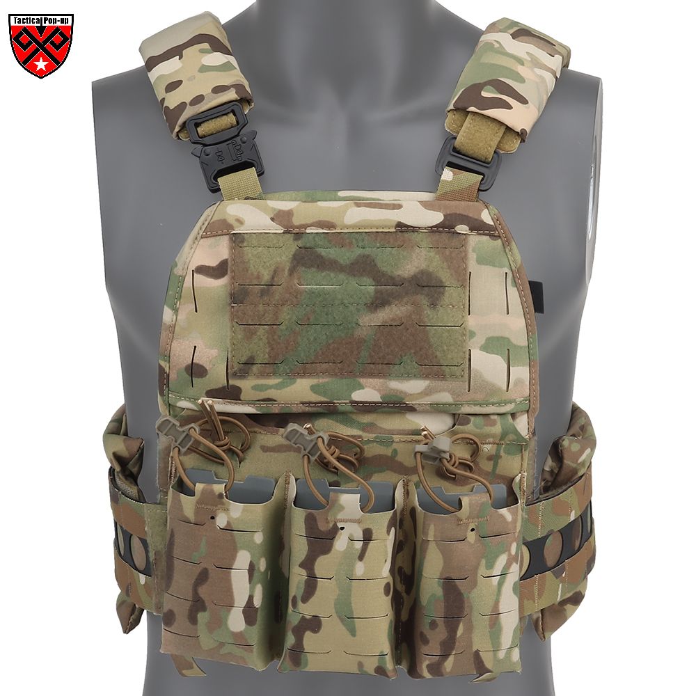 NIJIIIA Tactical Bulletproof Vest |FCPC V5 Quick- Release Body Armor Camo Color