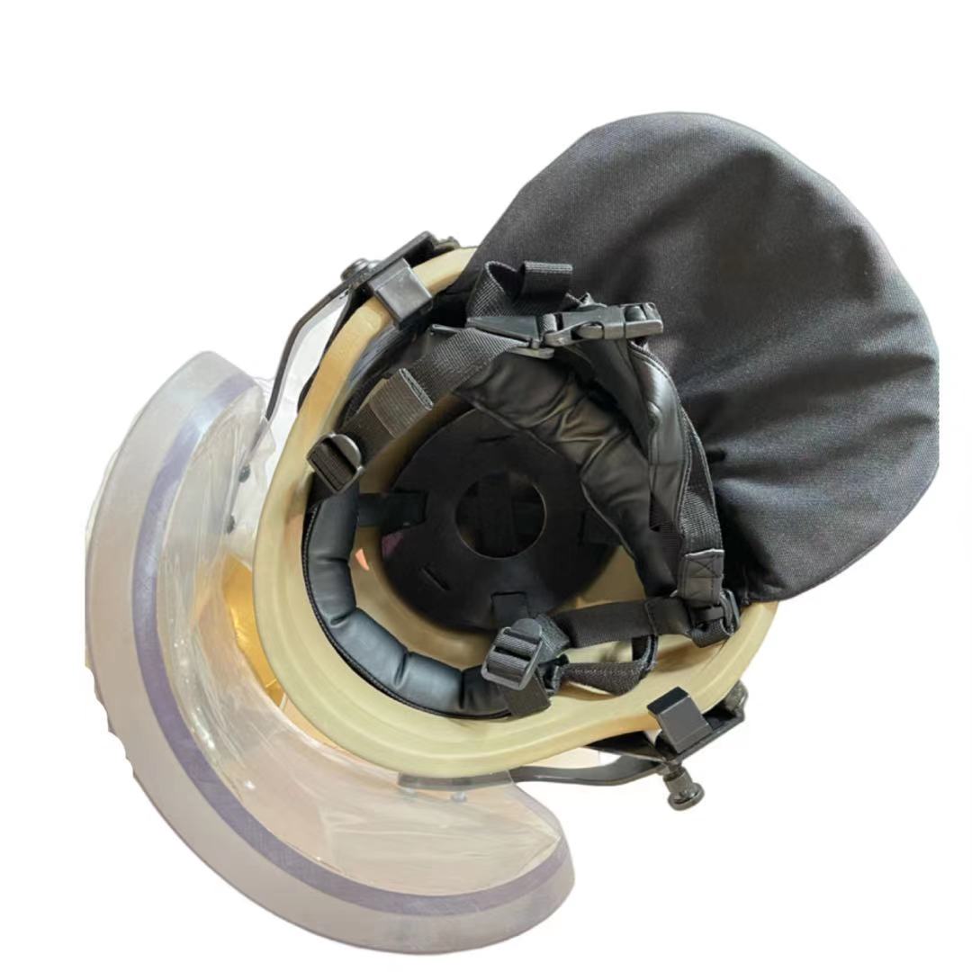 NIJIIIA PASGT M88 Kevlar Ballistic Helmet with Visor & Neck Protector