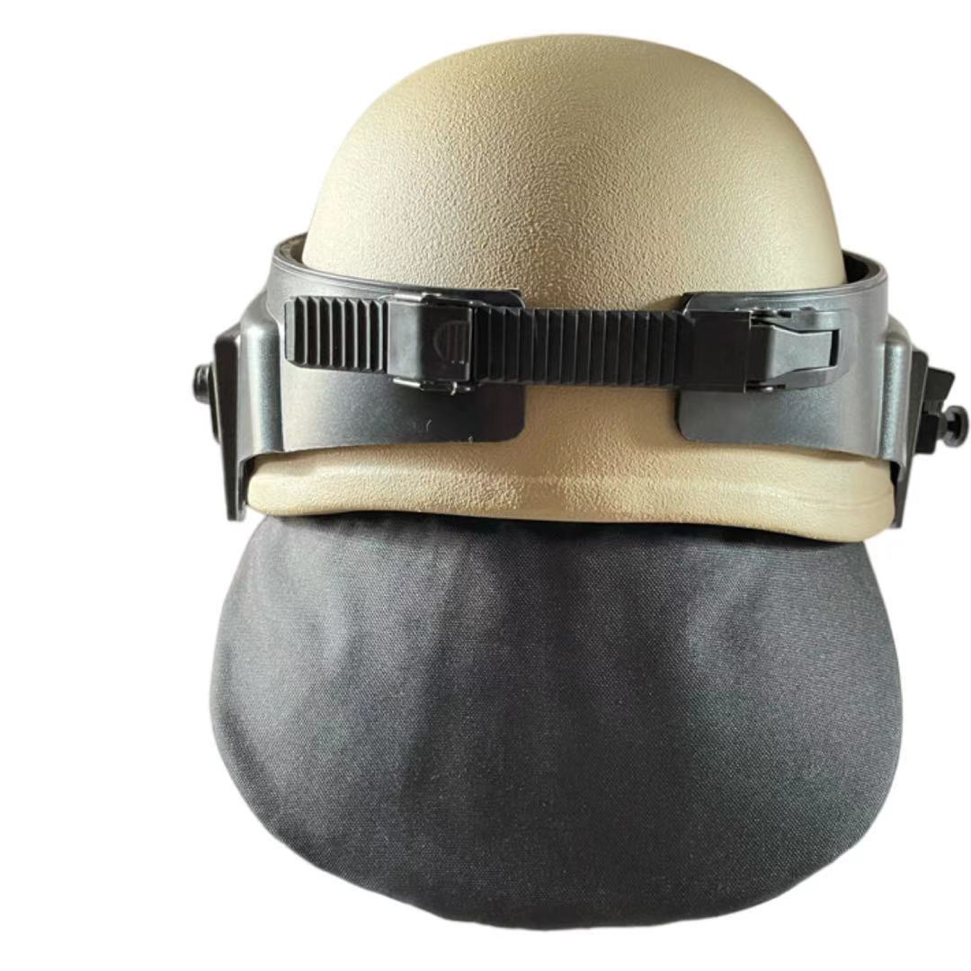 NIJIIIA PASGT M88 Kevlar Ballistic Helmet with Visor & Neck Protector