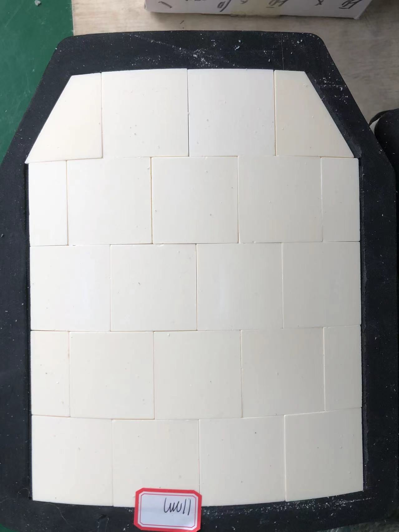 NIJ IV 10"X12"Stand-Alone Single Curve Ceramic Hard Armor