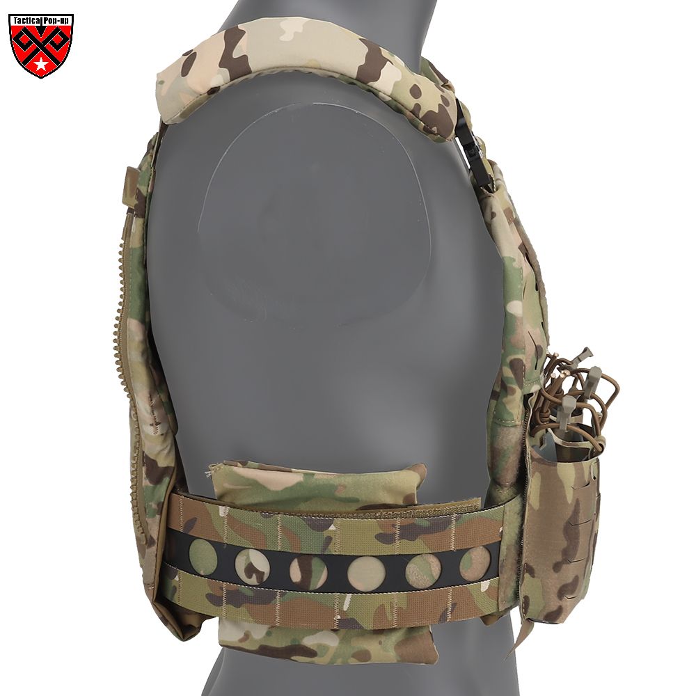 NIJIIIA Tactical Bulletproof Vest |FCPC V5 Quick- Release Body Armor Camo Color