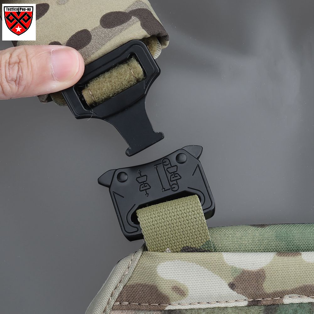 NIJIIIA Tactical Bulletproof Vest |FCPC V5 Quick- Release Body Armor Camo Color