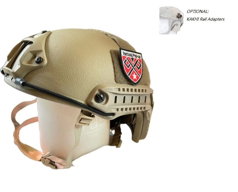 NIJIIIA FAST Ballistic Helmet With FMA Tactical ARC Rail Adapter Peltor for Combat Headset