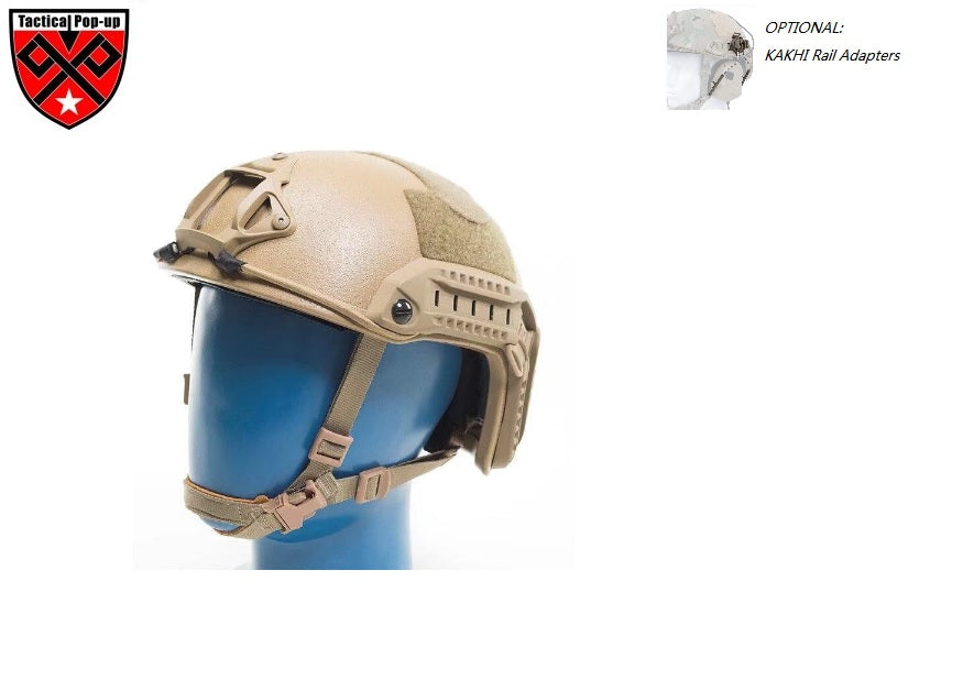 NIJIIIA FAST Ballistic Helmet With FMA Tactical ARC Rail Adapter Peltor for Combat Headset