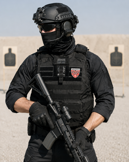 NIJ IIIA Tactical MOLLE Body Armor Vest | Quick Release Carrier