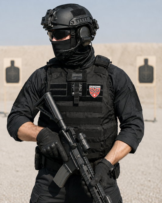 NIJ IIIA Tactical MOLLE Body Armor Vest | Quick Release Carrier