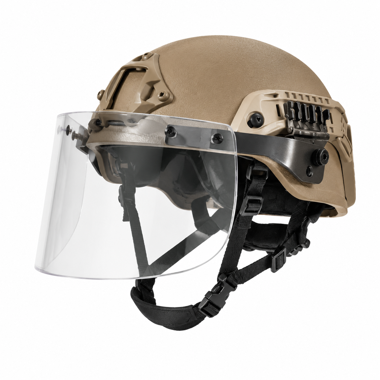 NIJ IIIA MICH 2000 ACH Ballistic Helmet with Removable Visor