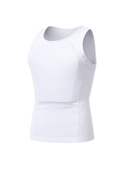 NIJ IIIA Dual Protection Concealable T-Shirt Armor Vest | Kevlar Lightweight Body Armor