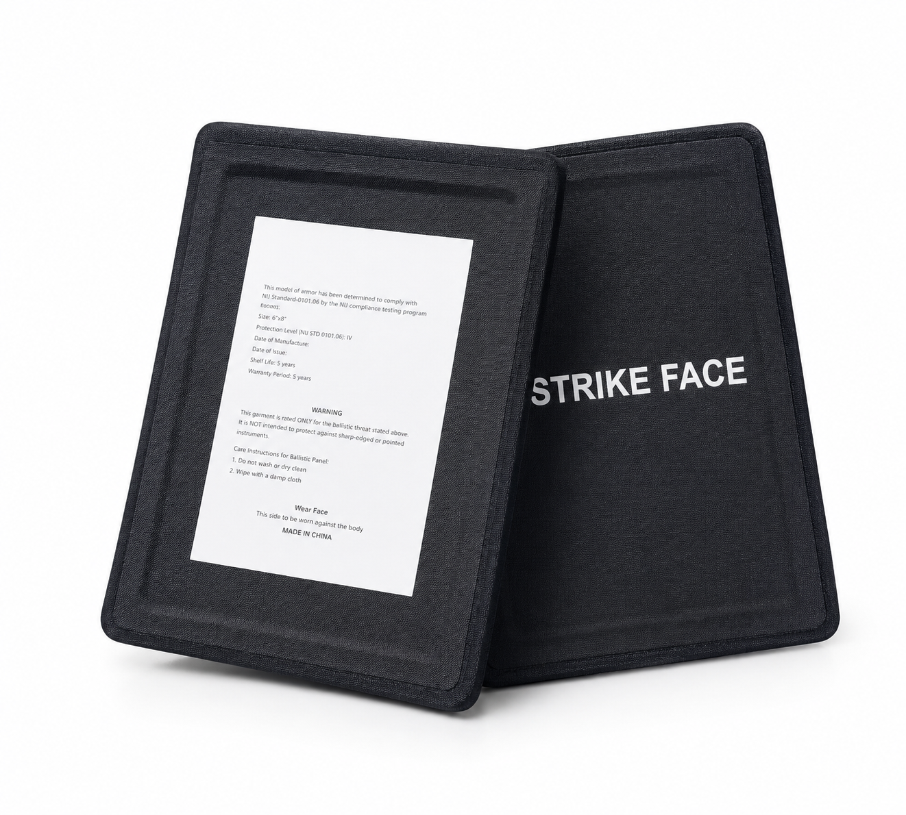 6×8 NIJ IV Stand-Alone Ceramic Armor Plate
