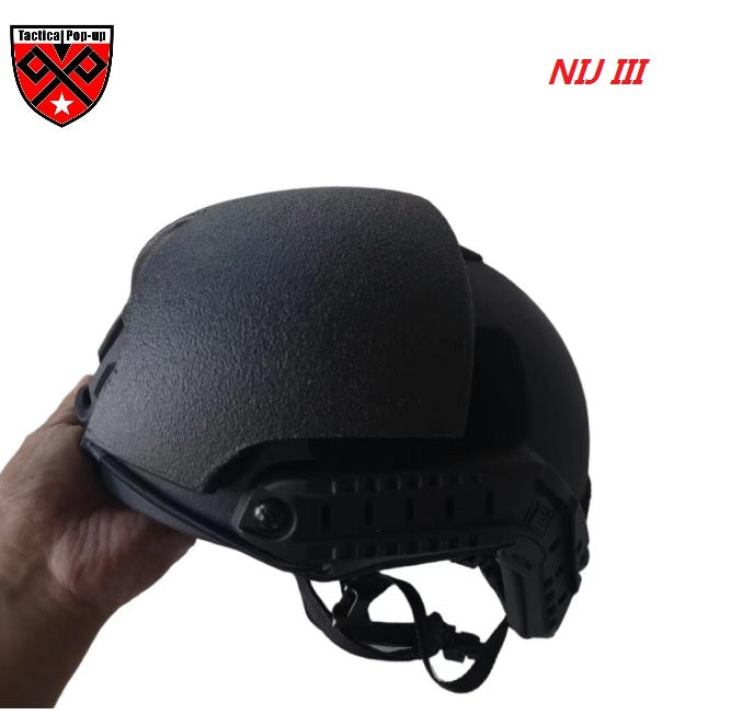 NIJIII FAST Kevlar Ballistic helmet With Newly UHMWPE Hard Armor Shell-Pad