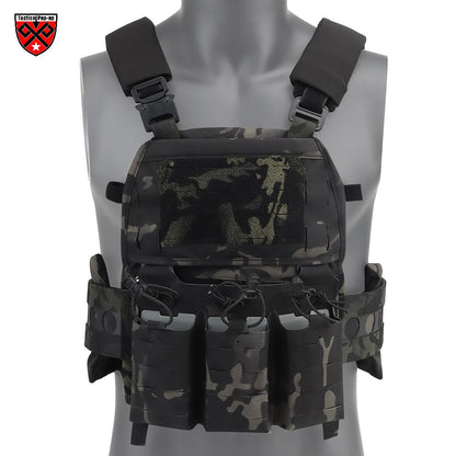 NIJIIIA Tactical Bulletproof Vest |FCPC V5 Quick- Release Body Armor Camo Color