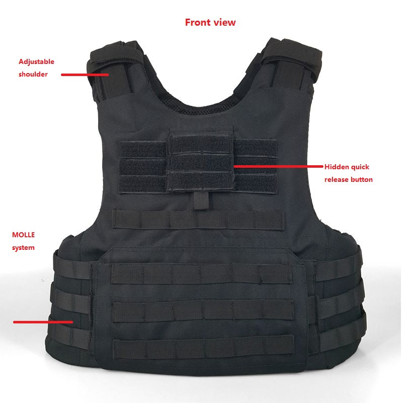 NIJIIIA Tactical Bulletproof Vest |MOLLE Quick Release Body Armor Packages