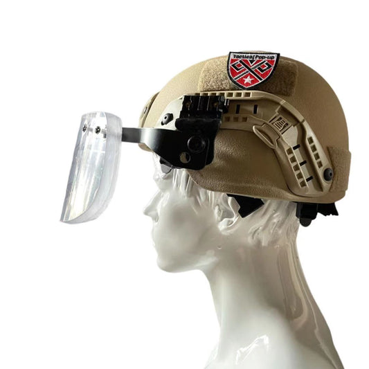 NIJIIIA MICH 2000/ACH Bulletproof Helmet with Ballistic Quick-release visor |Kevlar Ballistic Helmet With Test Report