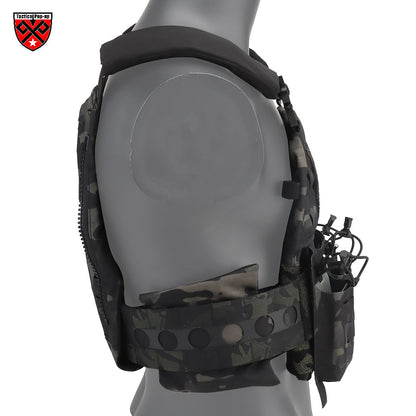 NIJIIIA Tactical Bulletproof Vest |FCPC V5 Quick- Release Body Armor Camo Color