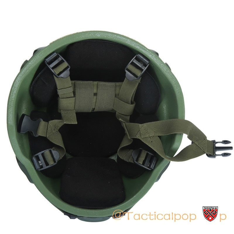 NIJIIIA MICH 2000/ACH Ballistic Bulletproof kevlar Helmet with rails