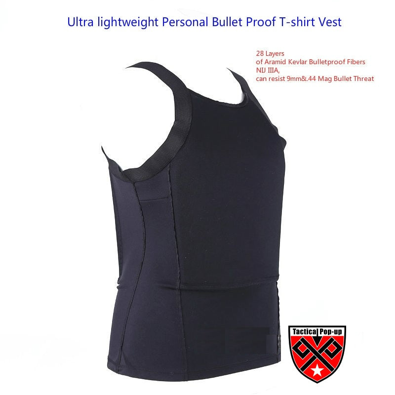 NIJIIIA Concealed T-Shirt Armor | Kevlar Lightweight body armor