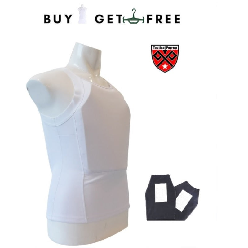 NIJIIIA Concealed T-Shirt Armor | Kevlar Lightweight body armor