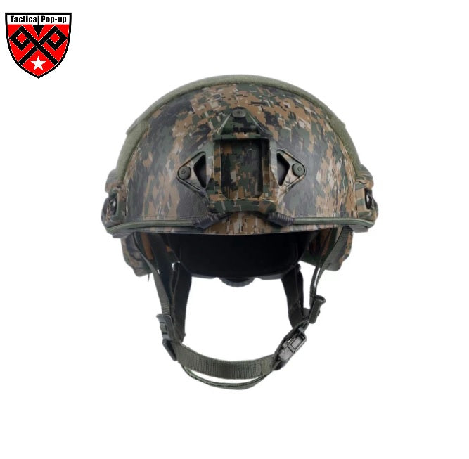 NIJIIIA FAST Camo Water Print Ballistic High Cut Kevlar Helmet with test report