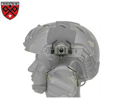 NIJIIIA FAST Ballistic Helmet With FMA Tactical ARC Rail Adapter Peltor for Combat Headset