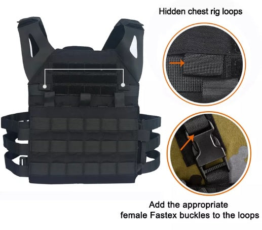 NIJIIIA/ NIJIV New Style JPC Tactical Vest With Ballistic panel |Multifuction MOLLE Plate carrier